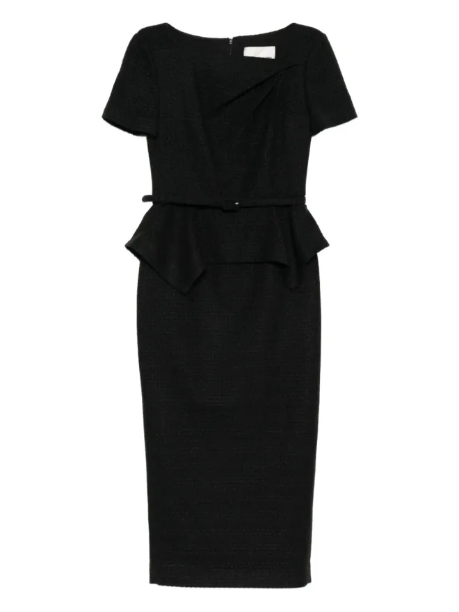 Roland Mouret Roland Mouret ツイストペプラムドレスの商品画像