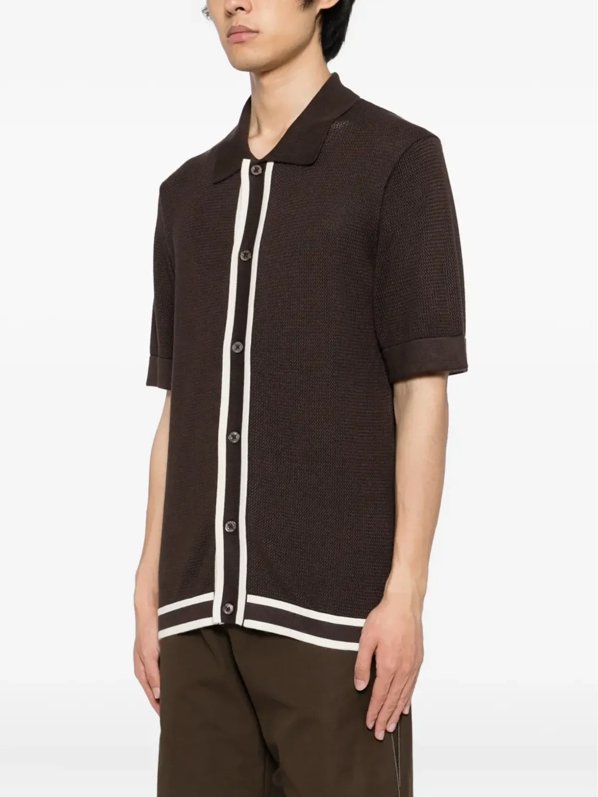 CHÉ George shirt - Brown - 画像3