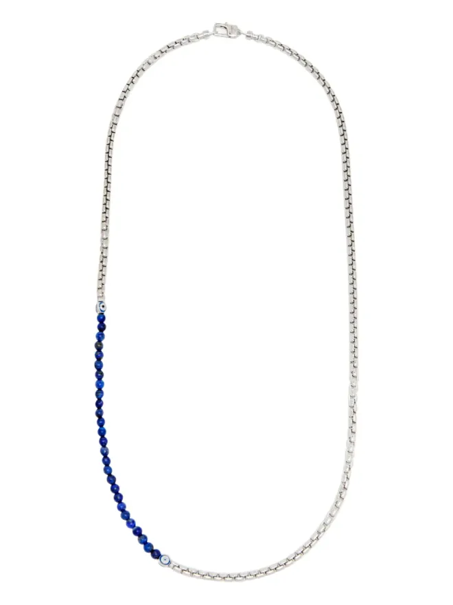 Tateossian Tateossian ビーズ装飾ツートーンネックレスの商品画像