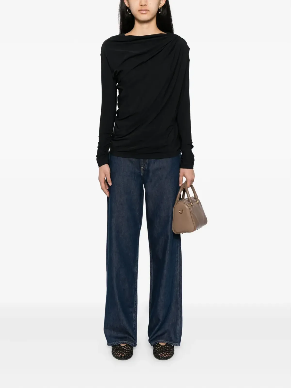 rag & bone ローガン ワイドレッグジーンズ - 画像2