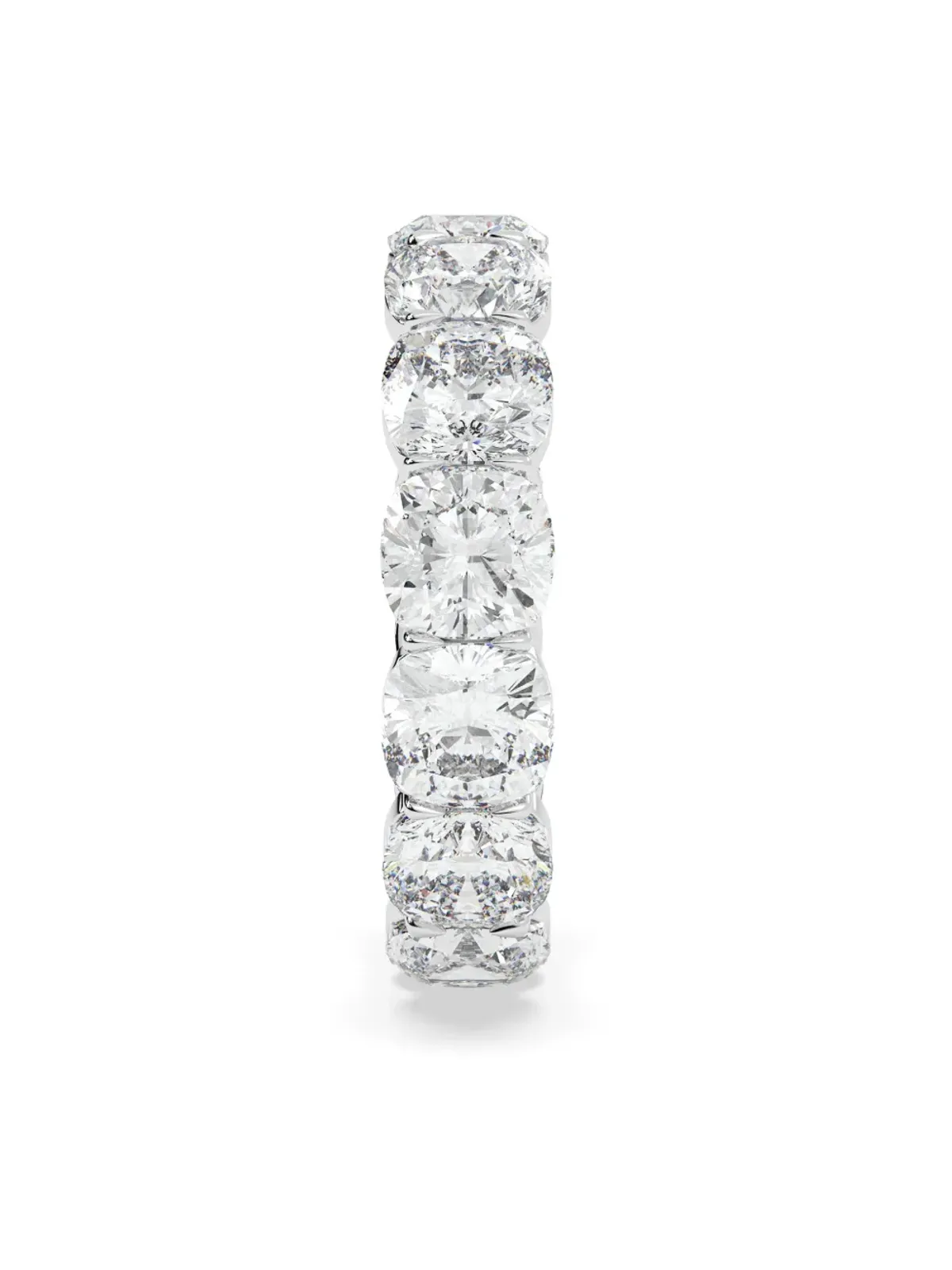 Tilla 14K white gold diamond eternity band - Silver - 画像3