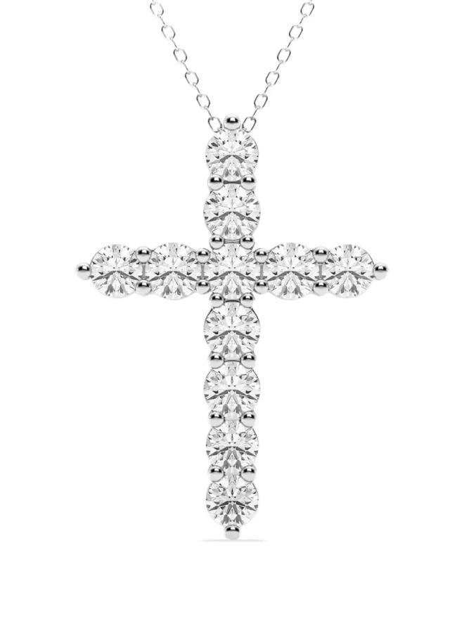 Tilla Tilla ダイヤモンド クロス ネックレスの商品画像