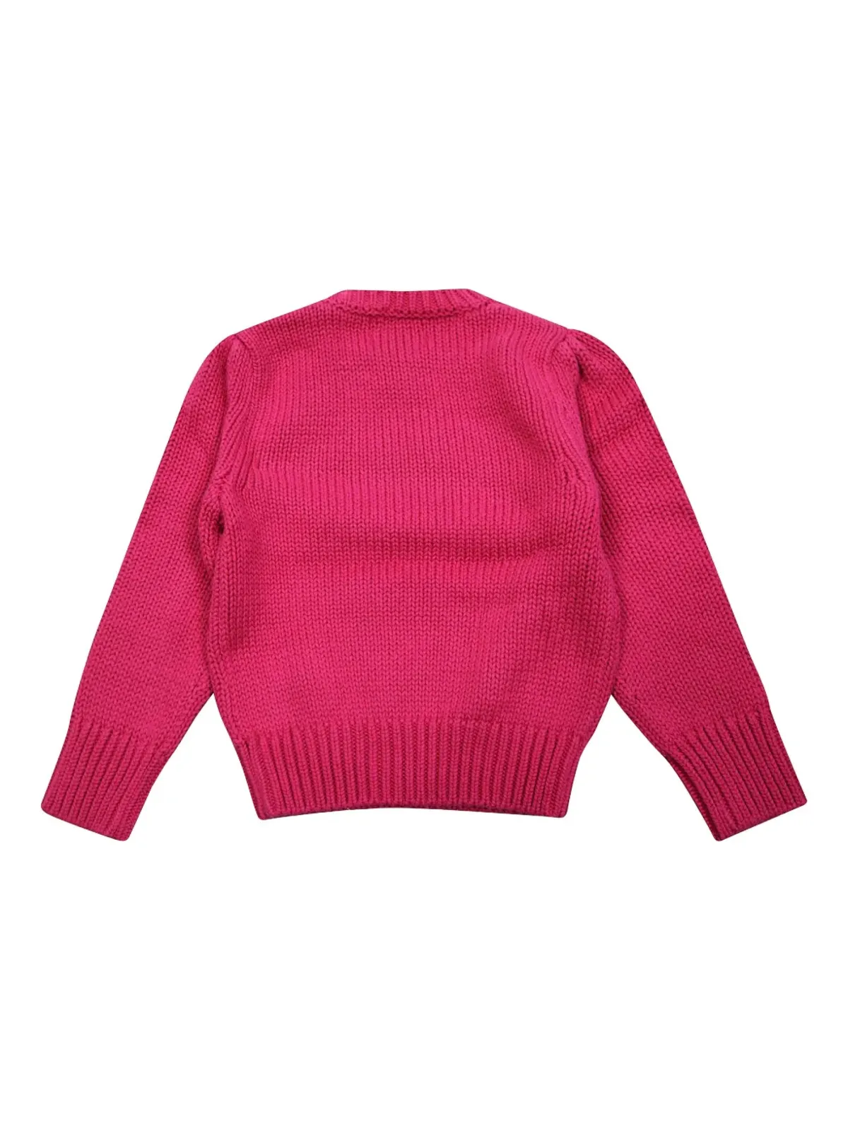 POLO RALPH LAUREN KIDS 旗柄インターシャ ジャンパー - ピンク - 画像2