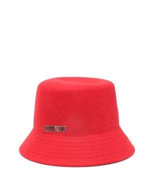 Borsalino ロゴプレート付きバケットハット - サムネイル1