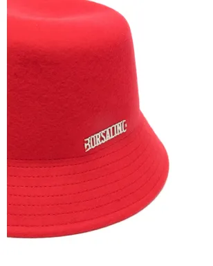 Borsalino ロゴプレート付きバケットハット - サムネイル3