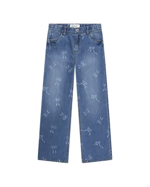 ABERCROMBIE FITCH KIDS ボウプリント ワイドレッグジーンズ - サムネイル1