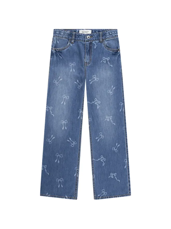 ABERCROMBIE FITCH KIDS ABERCROMBIE FITCH KIDS ボウプリント ワイドレッグジーンズの商品画像