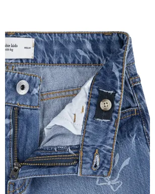 ABERCROMBIE FITCH KIDS ボウプリント ワイドレッグジーンズ - サムネイル4