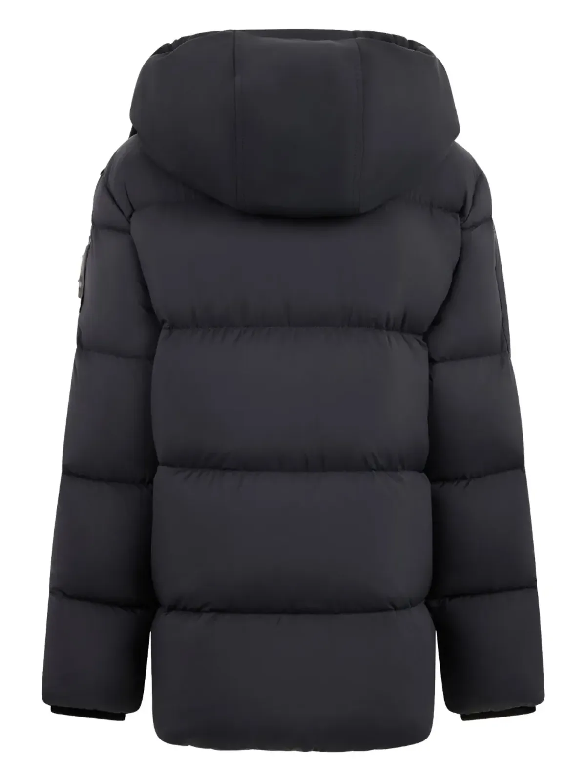 Moose Knuckles Kids ロゴプレート付きフードコート - 画像2