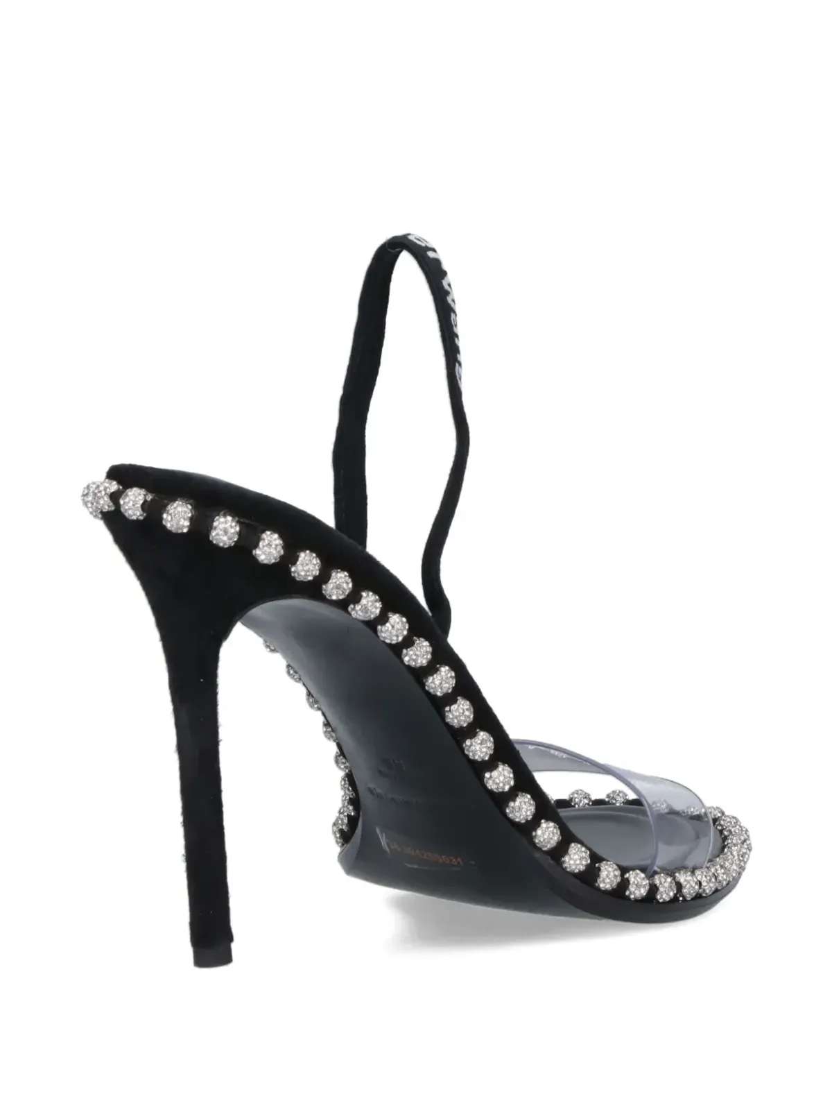 Alexander Wang Nova ラインストーン装飾ヒールパンプス - ブラック - 画像3