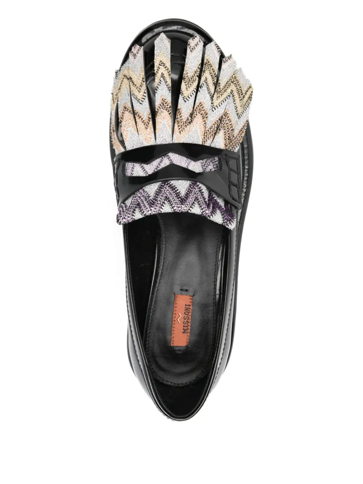 Missoni ジグザグローファー - 画像4