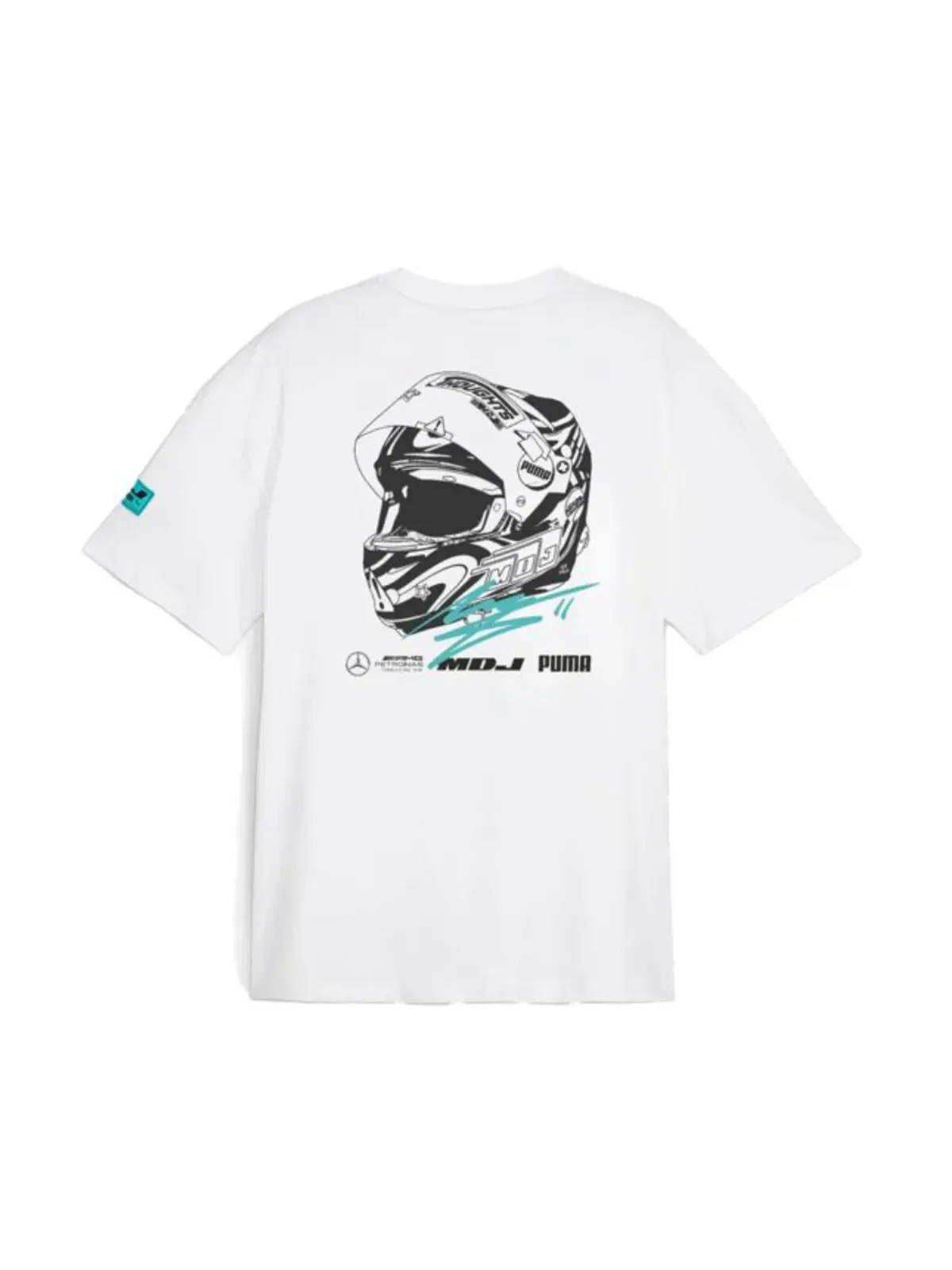 PUMA x Mercedes-AMG Petronas F1 x MDJ コットン Tシャツ（ホワイト） - 画像2