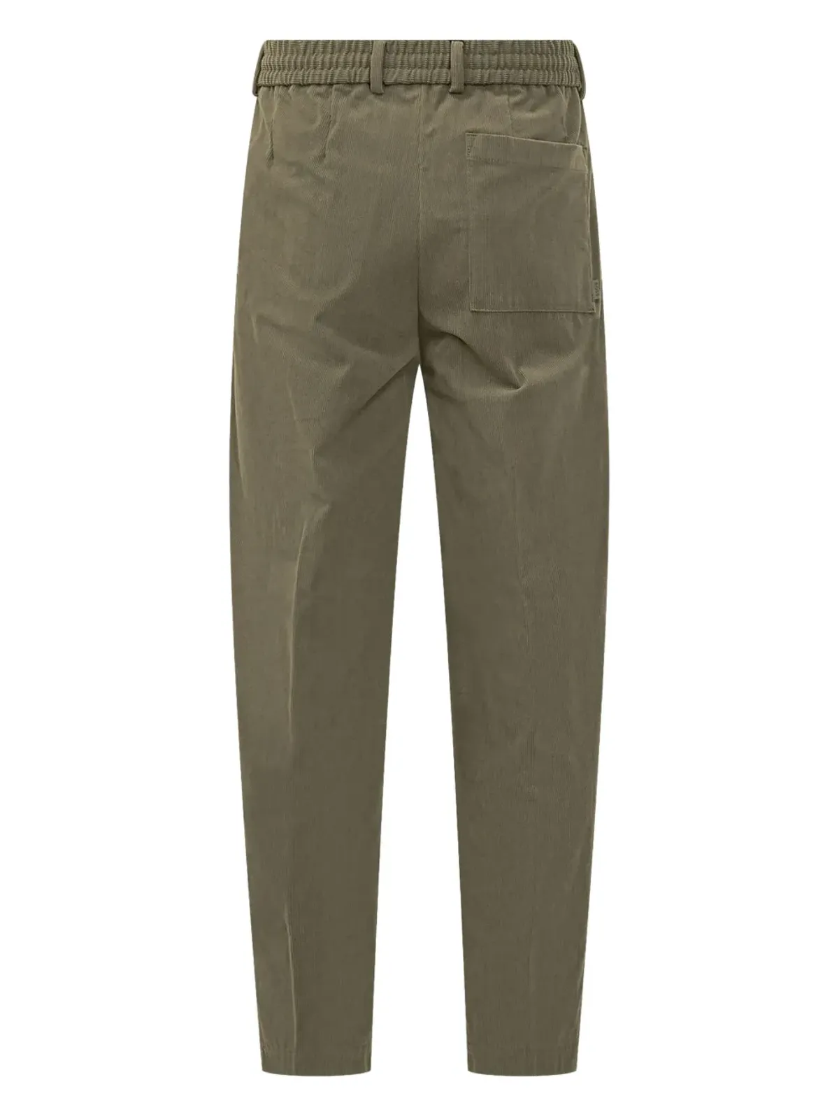 BOSS Tech corduroy drawstring trousers - Green - 画像2