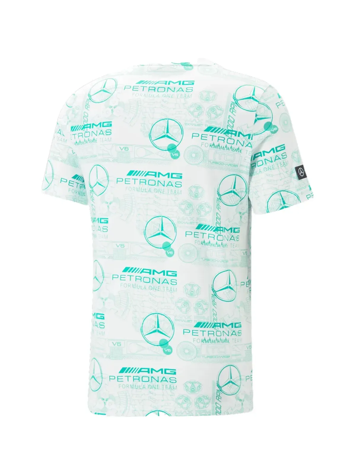 PUMA x Mercedes AMG Petronas F1 Team ロゴプリント Tシャツ - 画像2