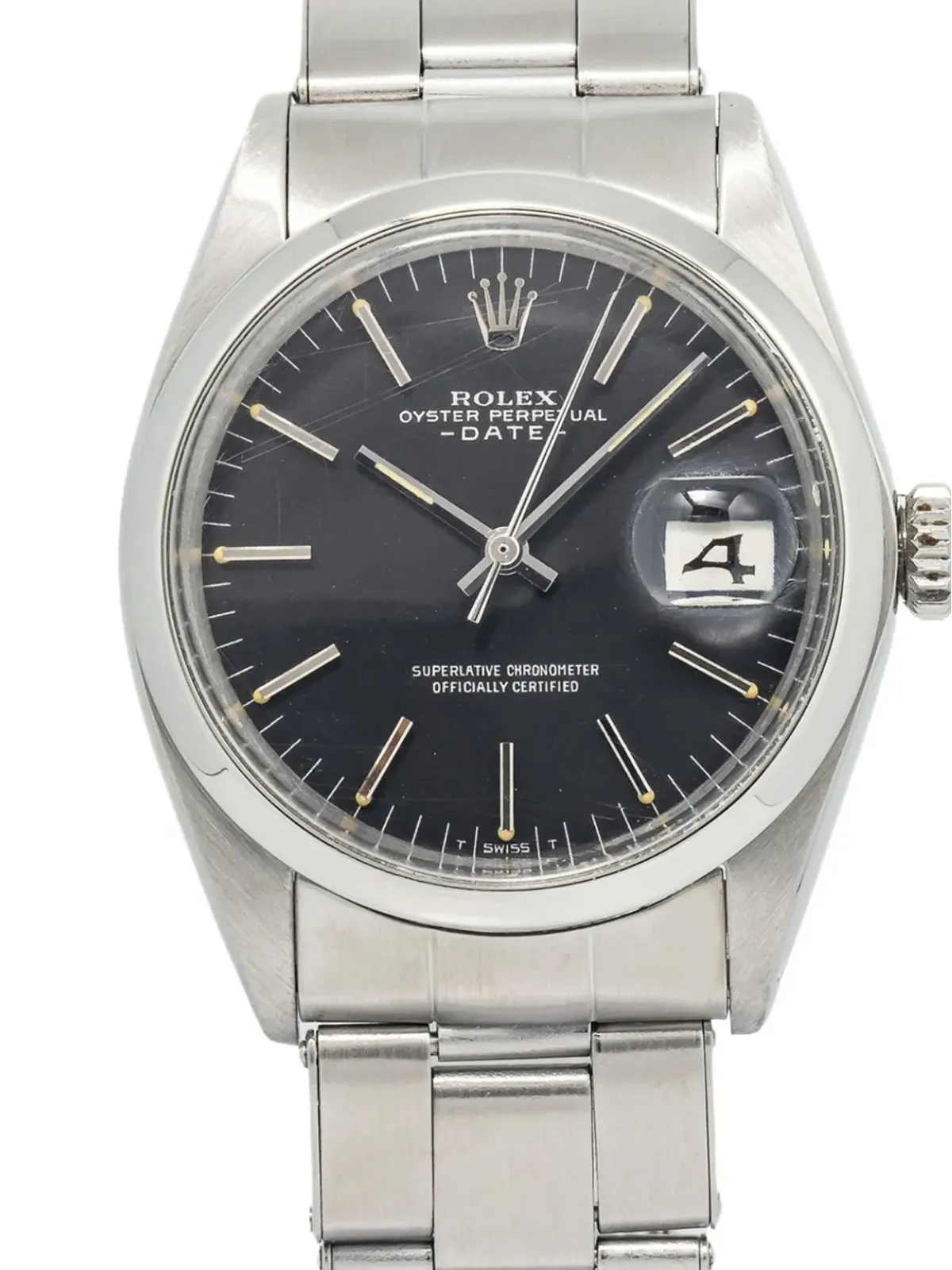 Rolex デイト ブラック - 画像2