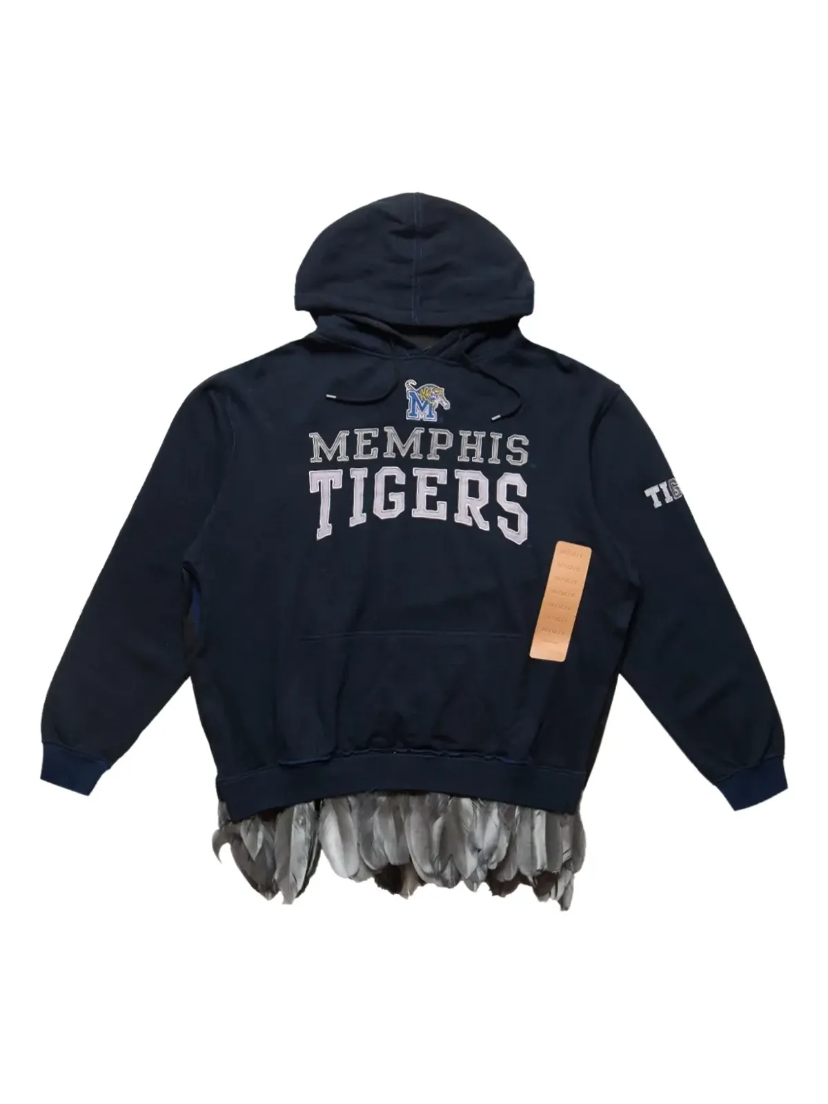 4SDESIGNS 羽毛風トリム Memphis-tigers フーディー - 画像1