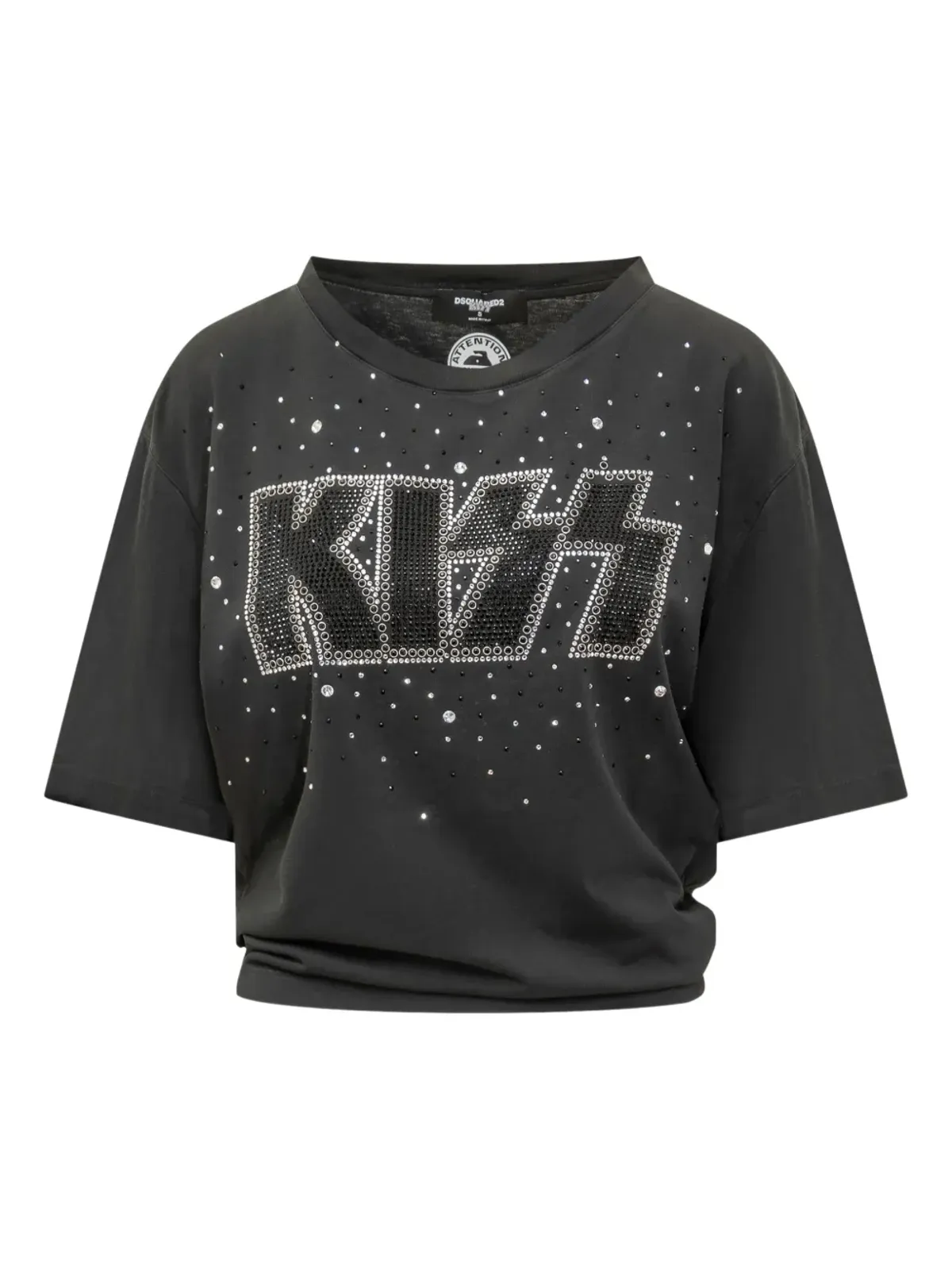 DSQUARED2 x KISS ラインストーン装飾 Tシャツ - 画像1