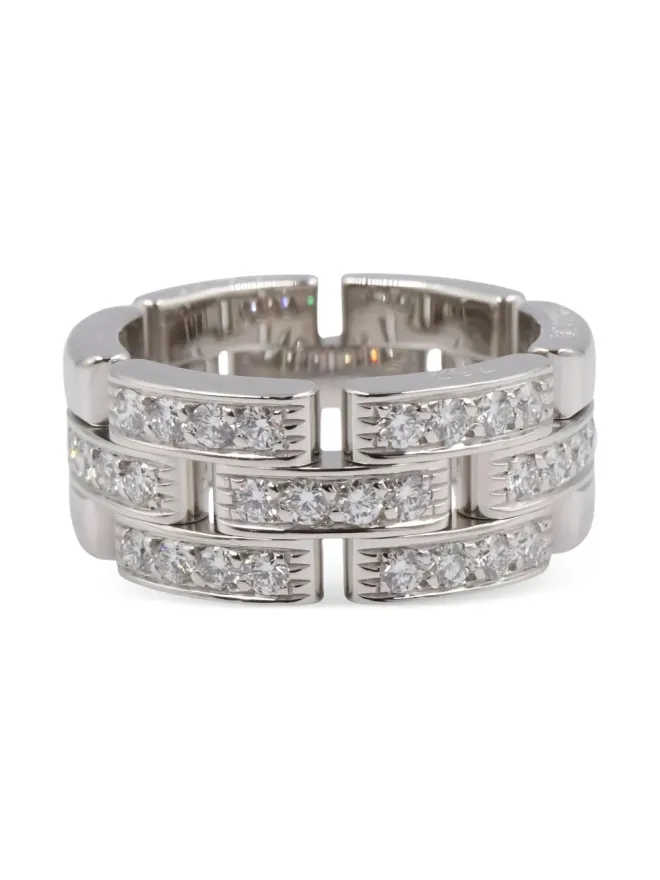 Cartier Cartier 18Kホワイトゴールド マイヨンパンテール ダイヤモンドリング - シルバーの商品画像