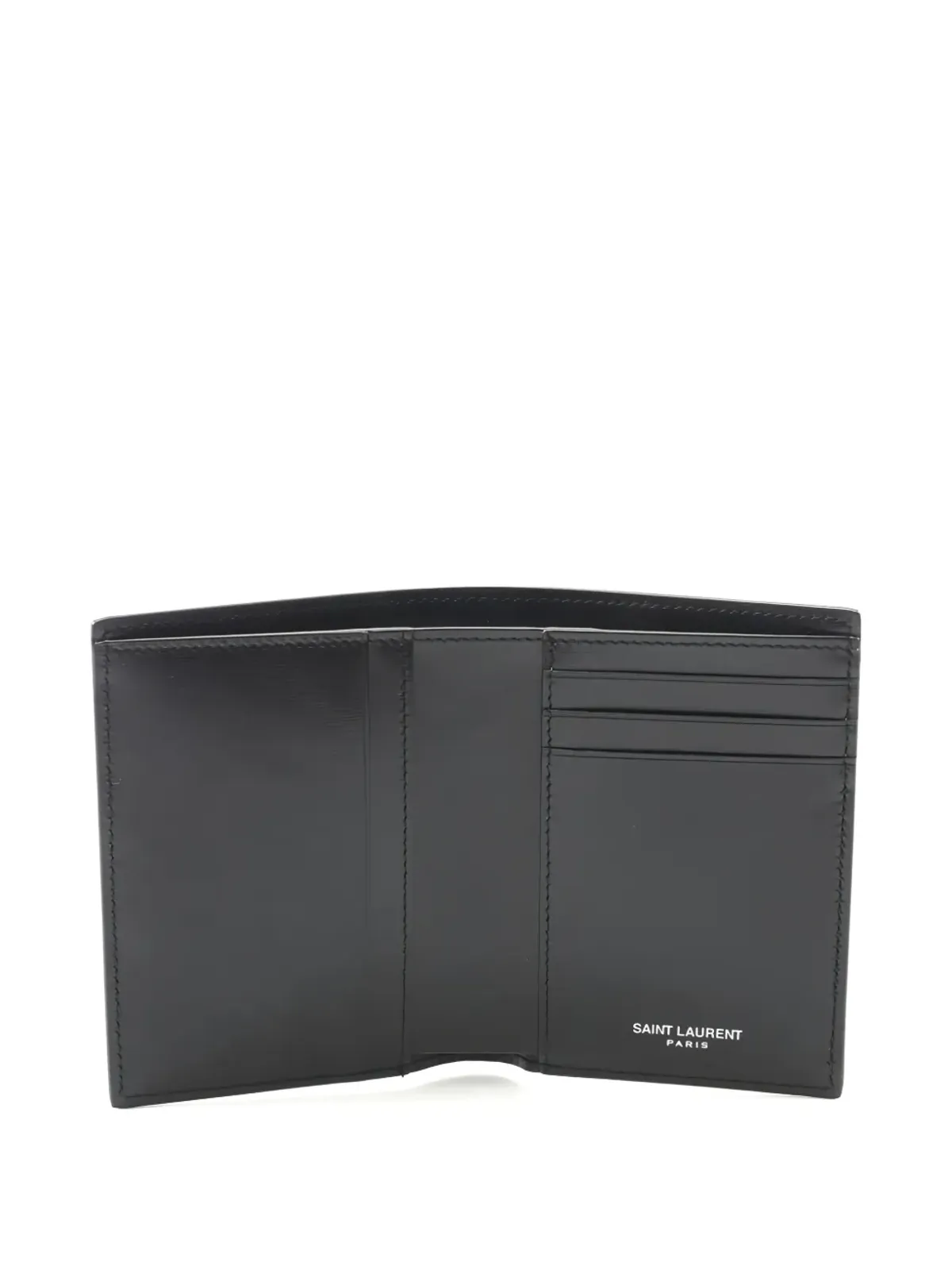 Saint Laurent Pre-Owned 2020s logo Cassandra card case - Black - 画像3