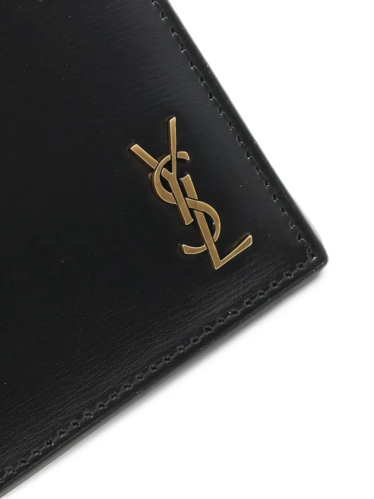 Saint Laurent Pre-Owned Cassandre 二つ折りレザー財布 - 画像4