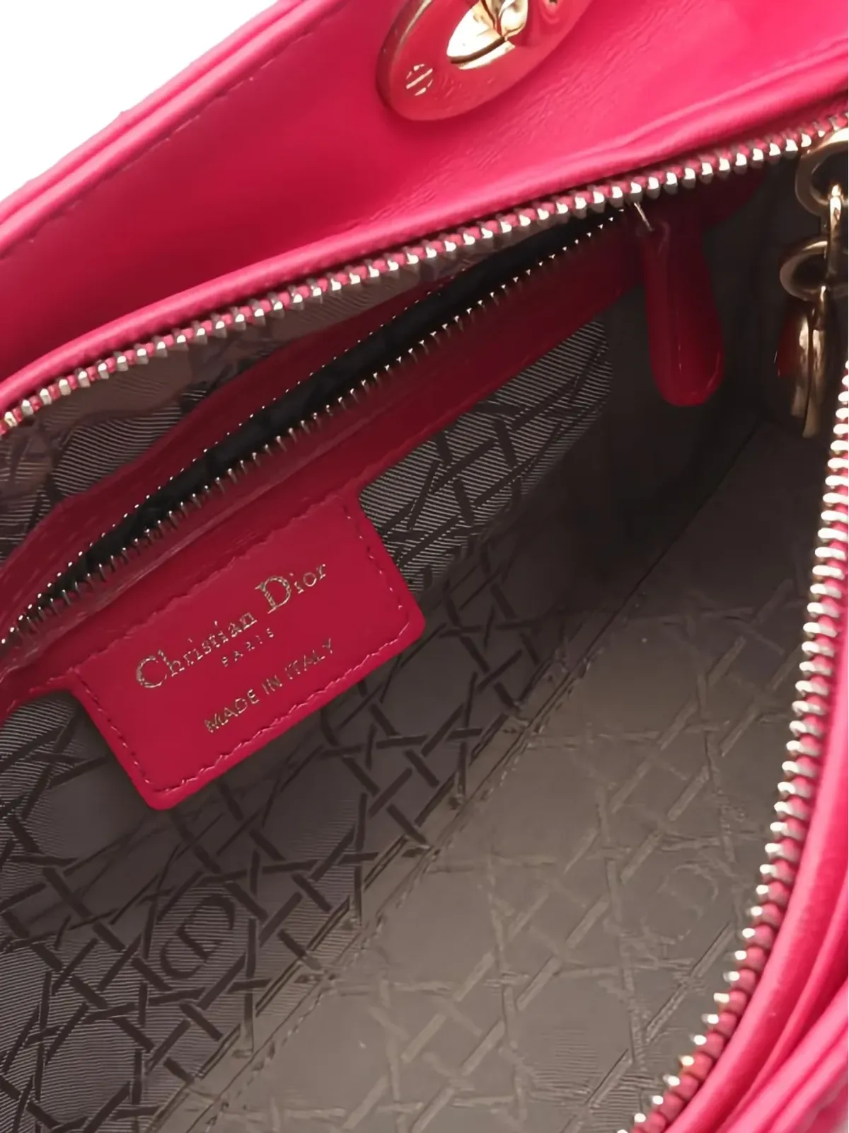 Christian Dior Pre-Owned レディ Dior レザー クロスボディバッグ - ピンク - 画像4