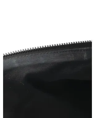 Saint Laurent Pre-Owned ビンテージ ロゴ刺繍入り レザー ダッフルバッグ - サムネイル4