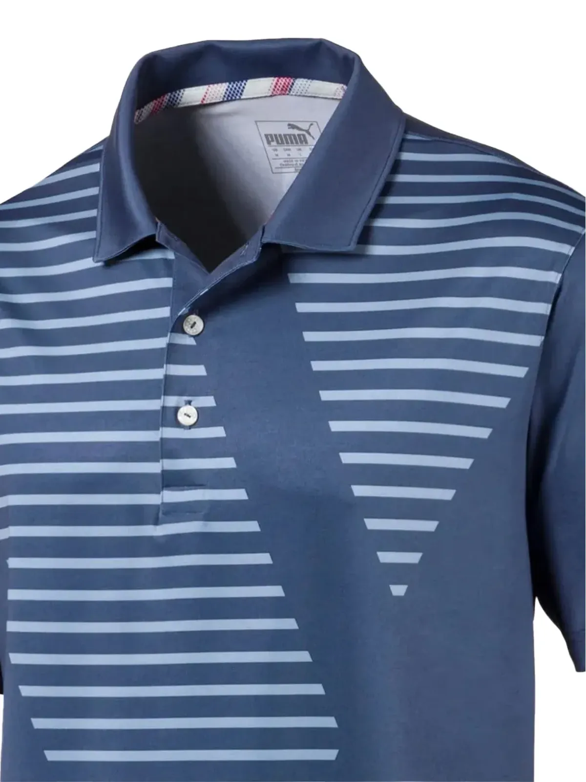 PUMA Volition Sky striped polo shirt - Blue - 画像2