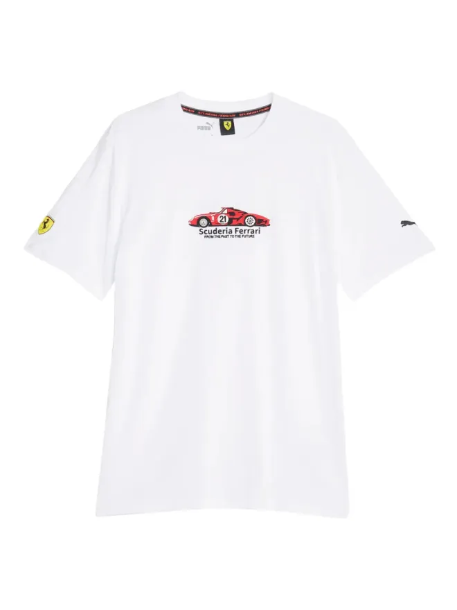 PUMA PUMA x Ferrari レース刺繍 ホワイト Tシャツの商品画像