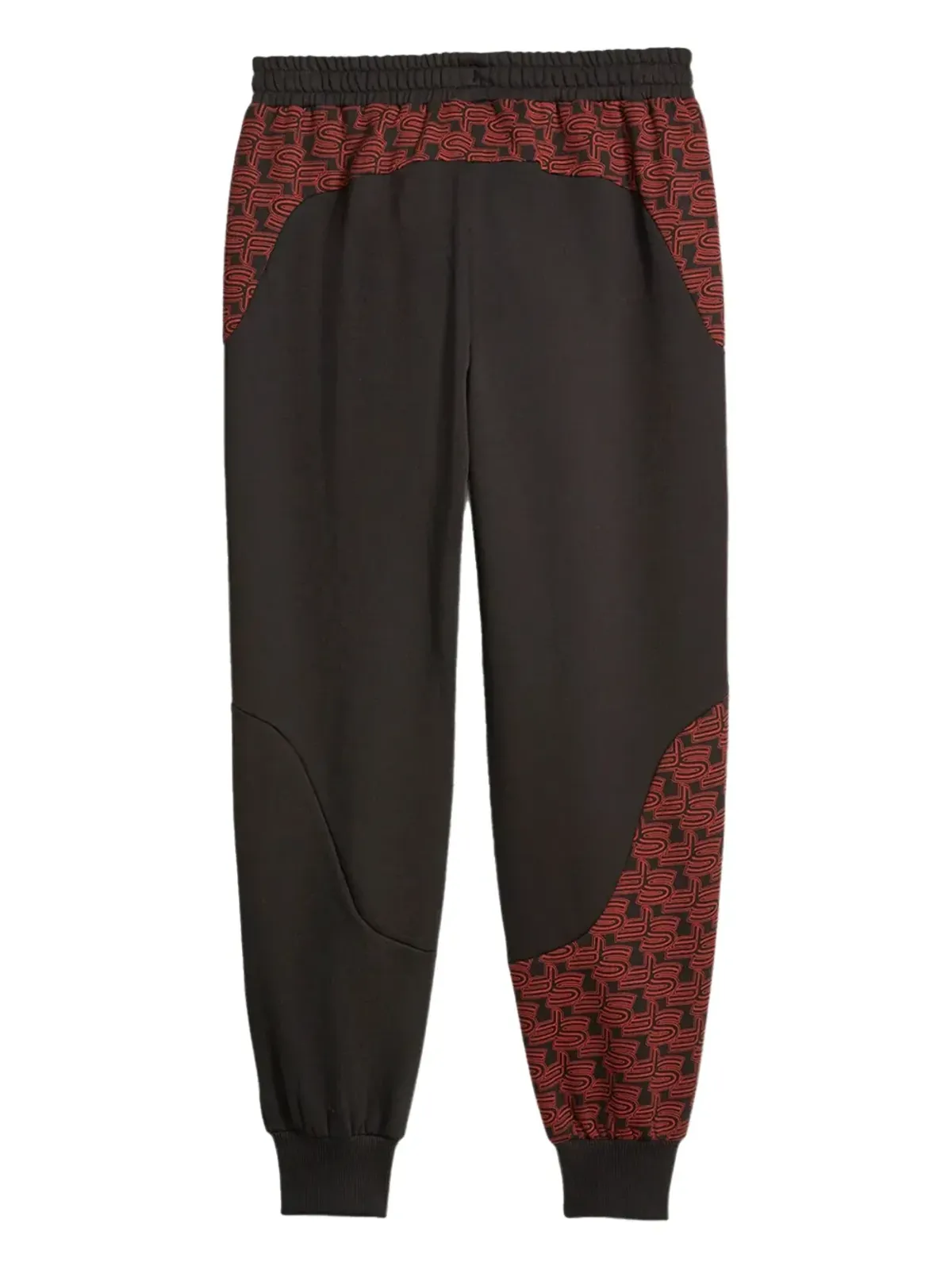 PUMA x Ferrari Race AOP ブラック/レッド トラックパンツ - 画像2