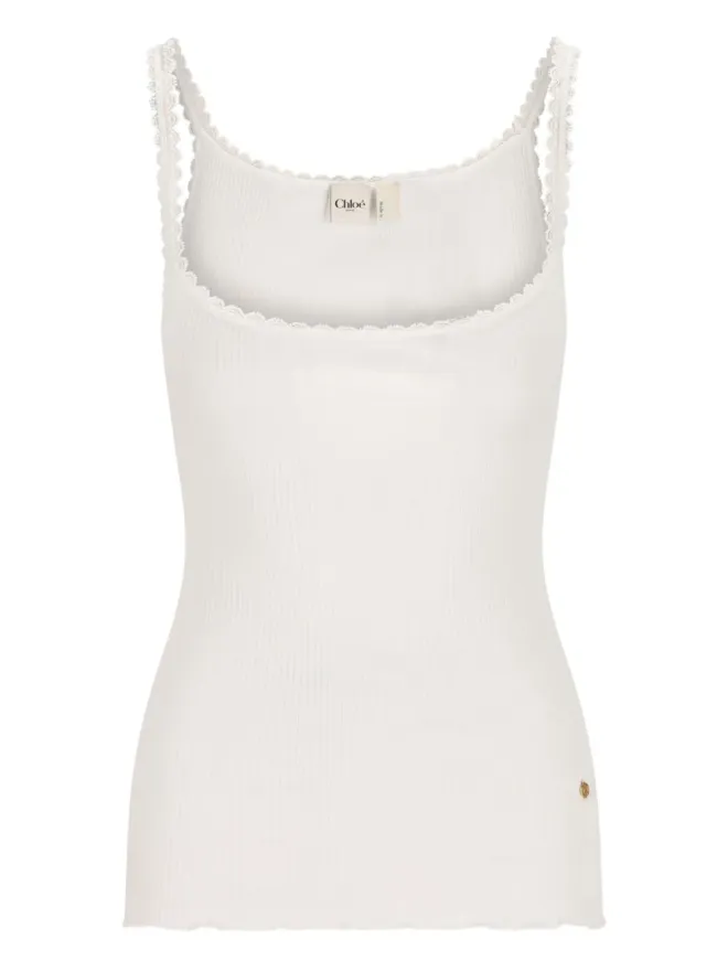 Chloe Chloé スカラップトリムのタンクトップの商品画像