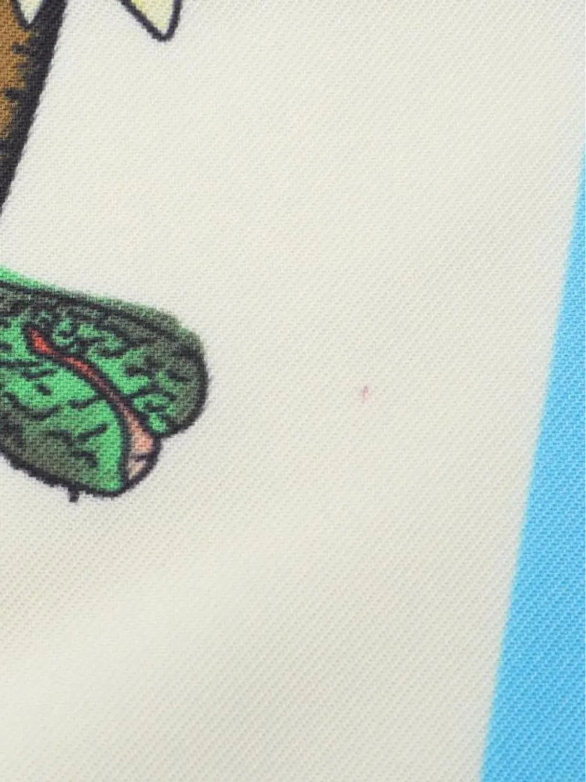 Gucci Pre-Owned × ドラえもん シルクスカーフ ブルー - 画像4