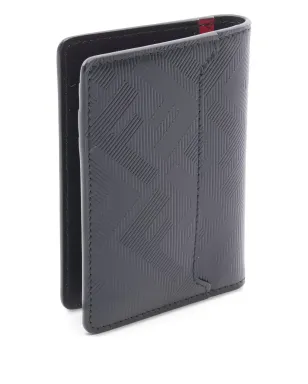 Fendi Pre-Owned 2020年代 シャドウ エンボス レザー カードケース - ブラック - サムネイル2