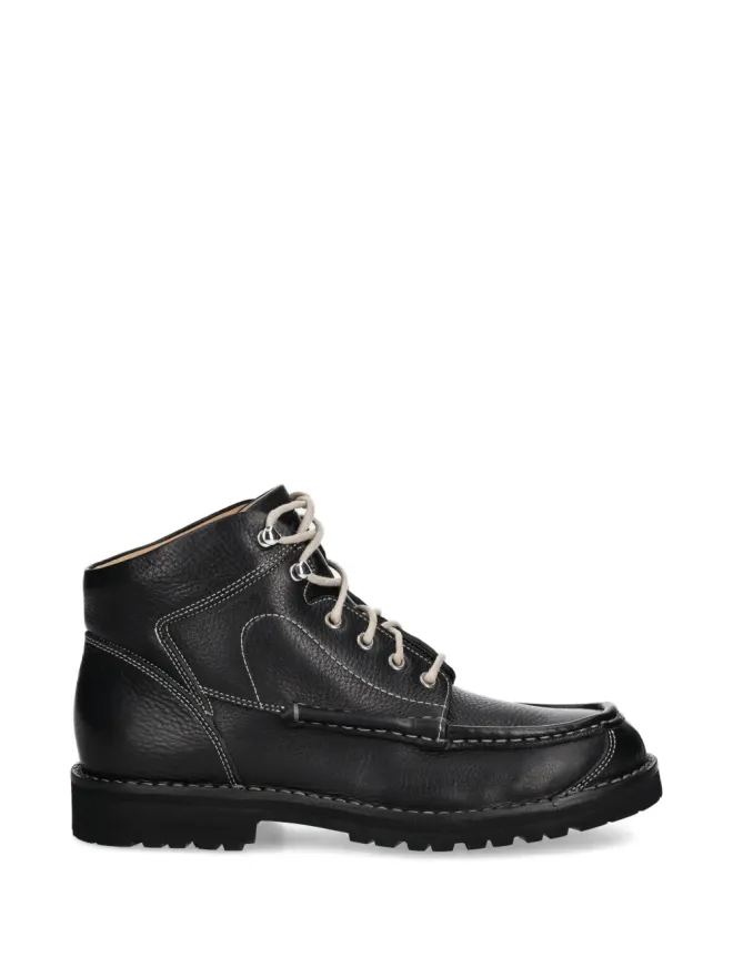 Fracap Fracap ステッチディテール レースアップ ブーツ - ブラックの商品画像