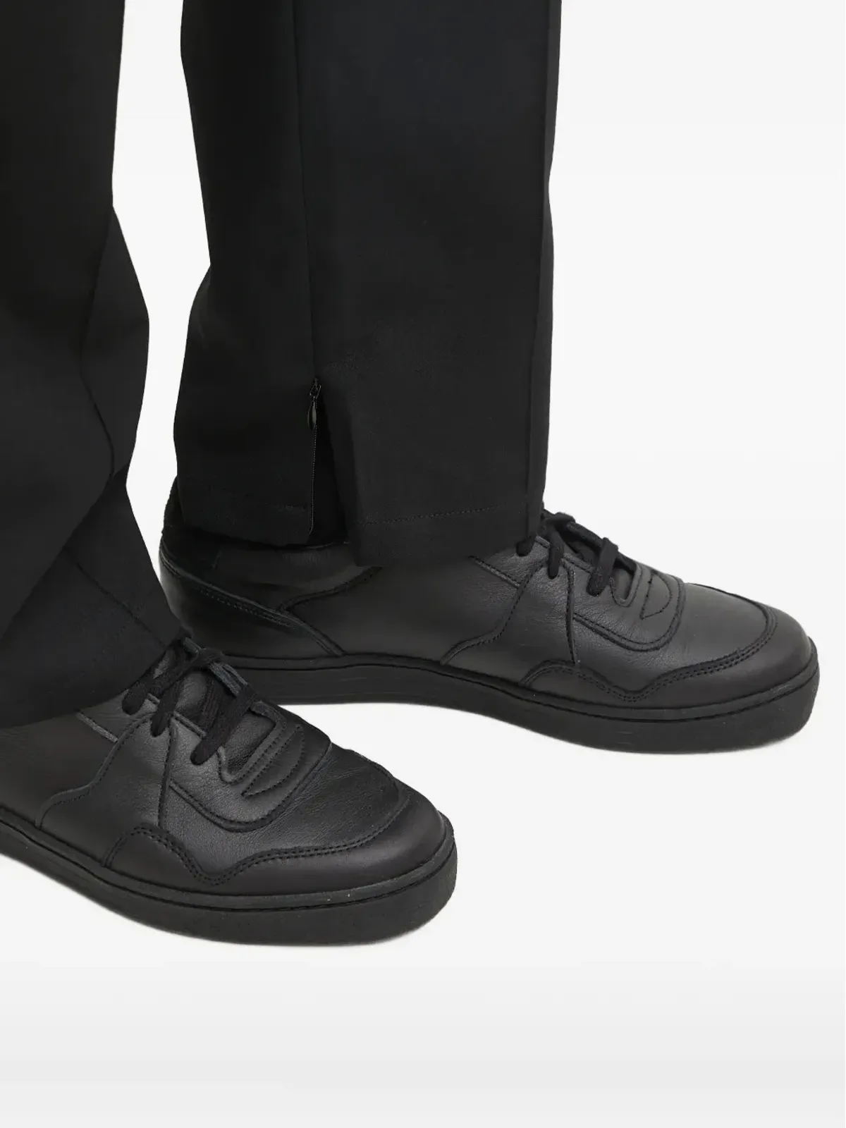 Filling Pieces ジップディテールパンツ - ブラック - 画像4