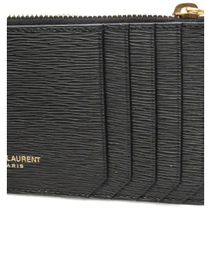 Saint Laurent Pre-Owned 2000s Fragment レザー コインパース ブラック - サムネイル5