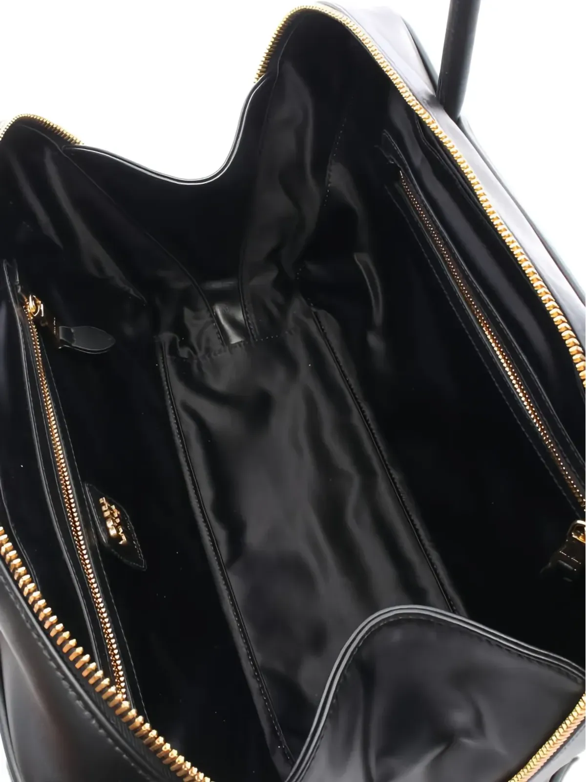 Miu Miu Pre-Owned 2020s Bow embossed leather handbag - Black - 画像3