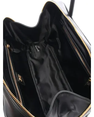Miu Miu Pre-Owned 2020s Bow embossed leather handbag - Black - サムネイル3