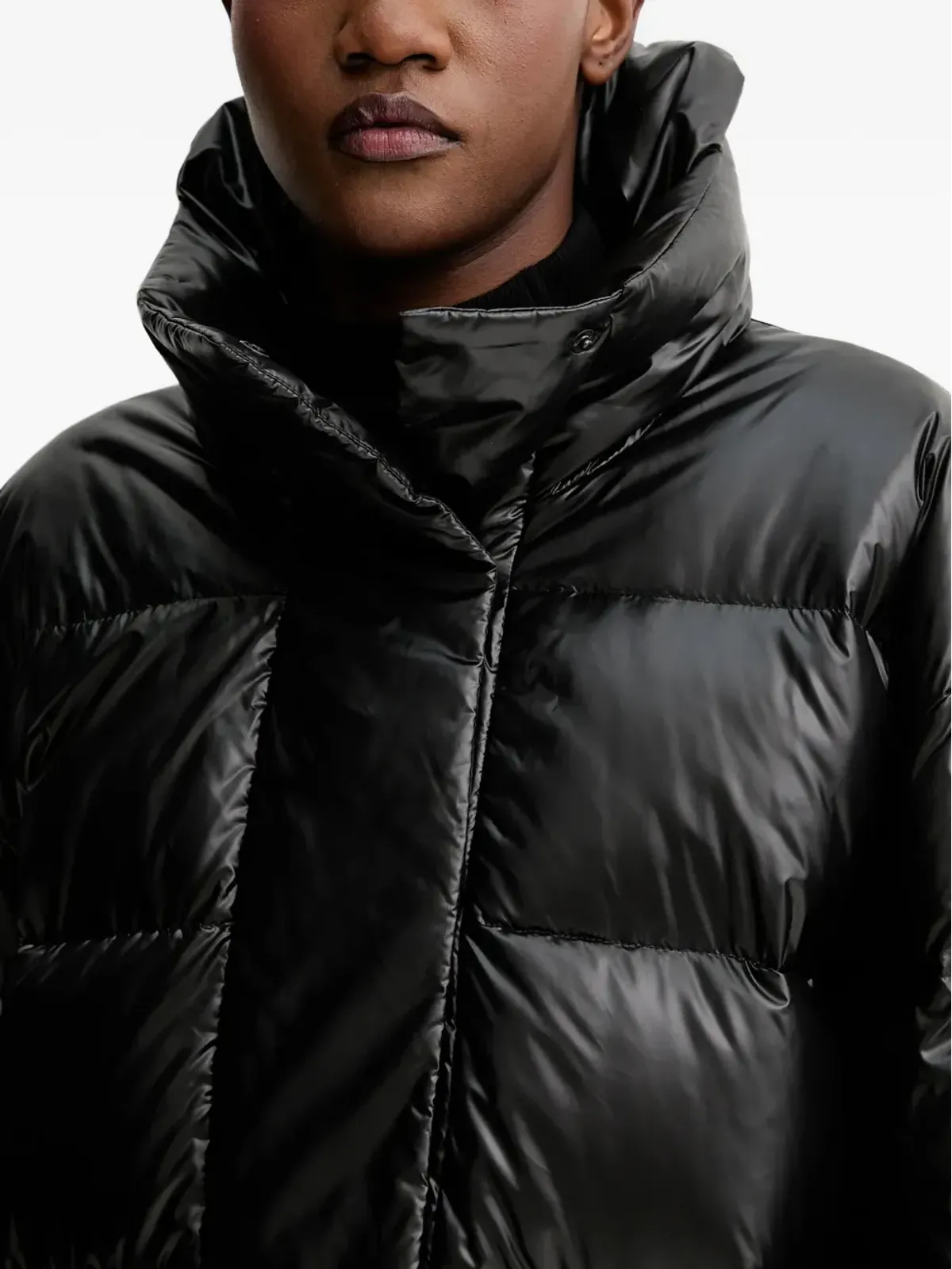 MMC STUDIO Kare puffer coat - Black - 画像5