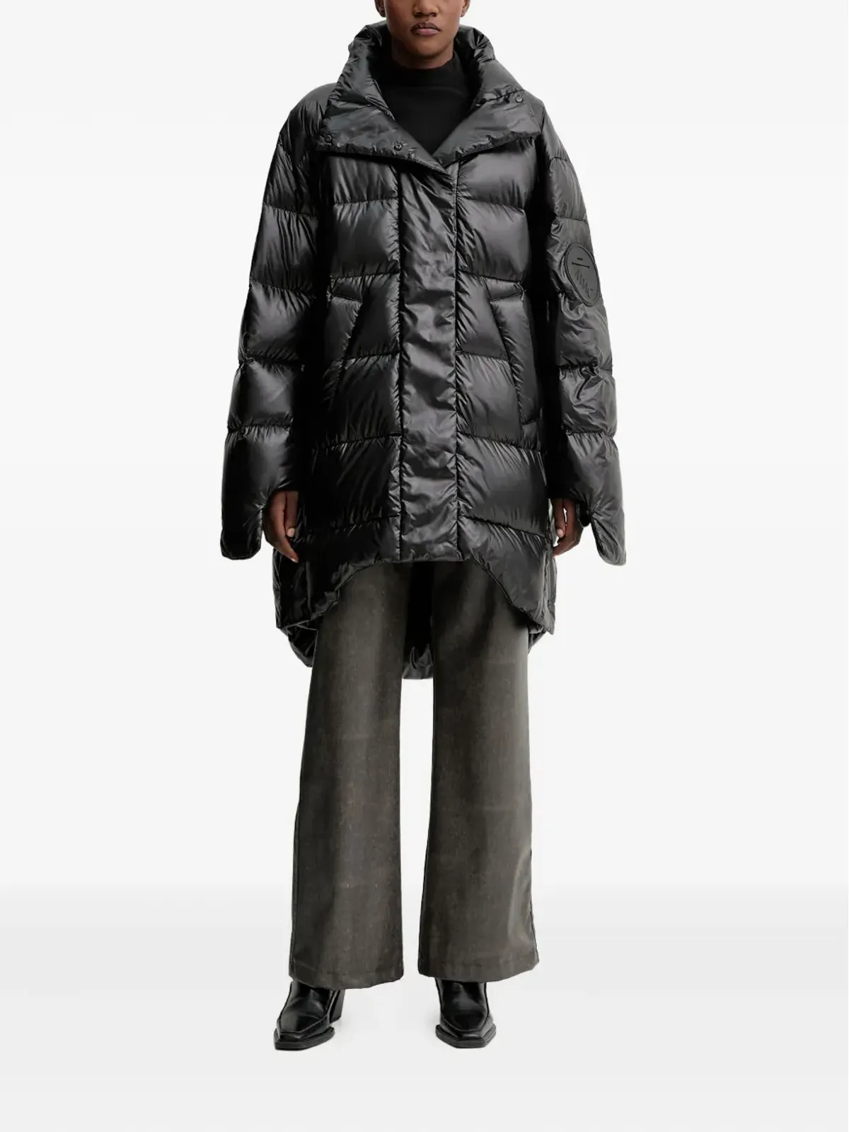 MMC STUDIO Kare puffer coat - Black - 画像2