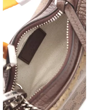 Gucci ビンテージ Micro GG Sherry Line handbag - Beige, Brown, multicolor - サムネイル3
