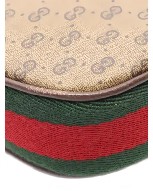 Gucci ビンテージ Micro GG Sherry Line handbag - Beige, Brown, multicolor - サムネイル4