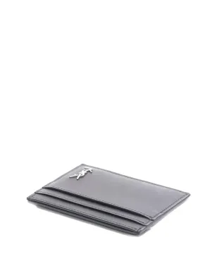 Saint Laurent ビンテージ カサンドレ レザー カードホルダー（ブラック） - サムネイル3