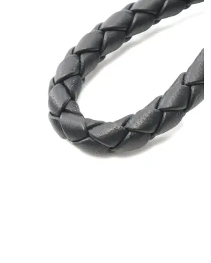 Bottega Veneta ビンテージ レザー キーホルダー ブラック - サムネイル4