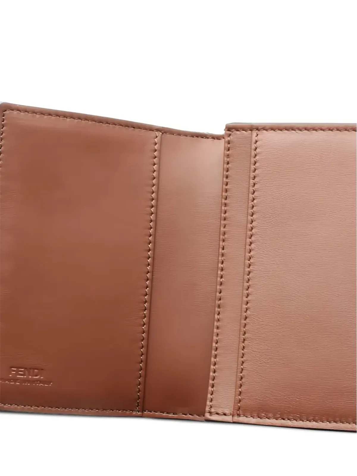 Fendi Pre-Owned デニムレザー ウォレット ブルー - 画像3