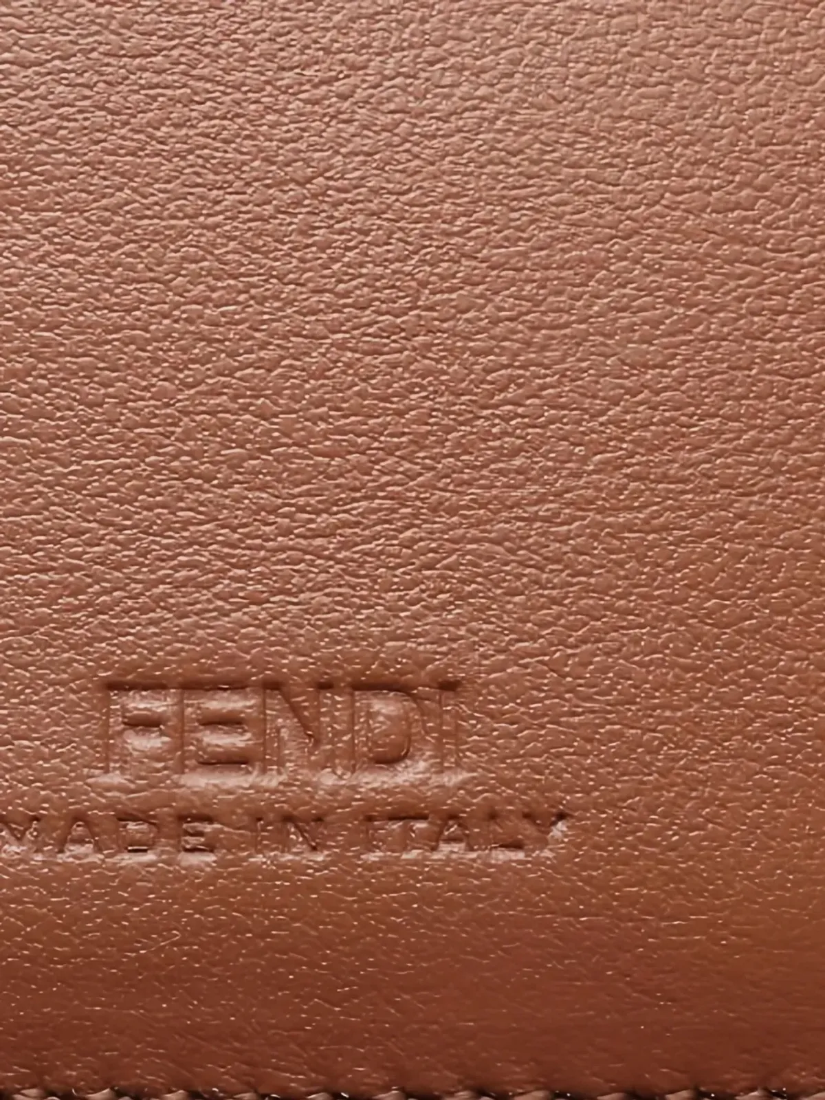 Fendi Pre-Owned デニムレザー ウォレット ブルー - 画像4