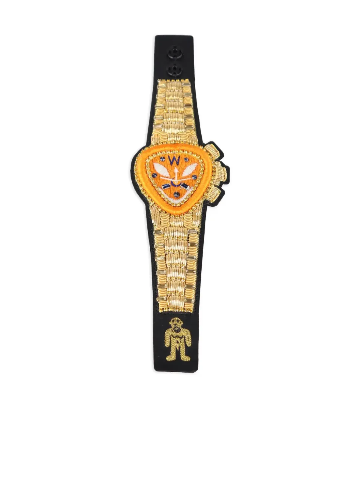 Walter Van Beirendonck 刺繍ブレスレット（イエロー） - 画像1
