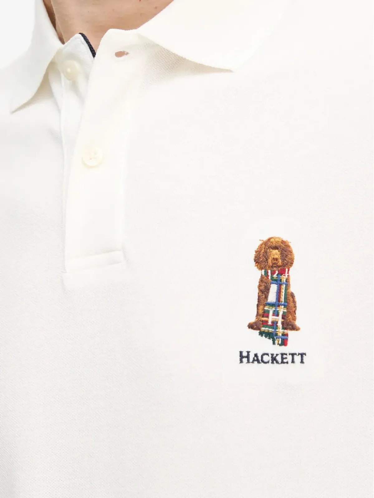 Hackett 刺繍ロゴ入りポロシャツ - 画像5