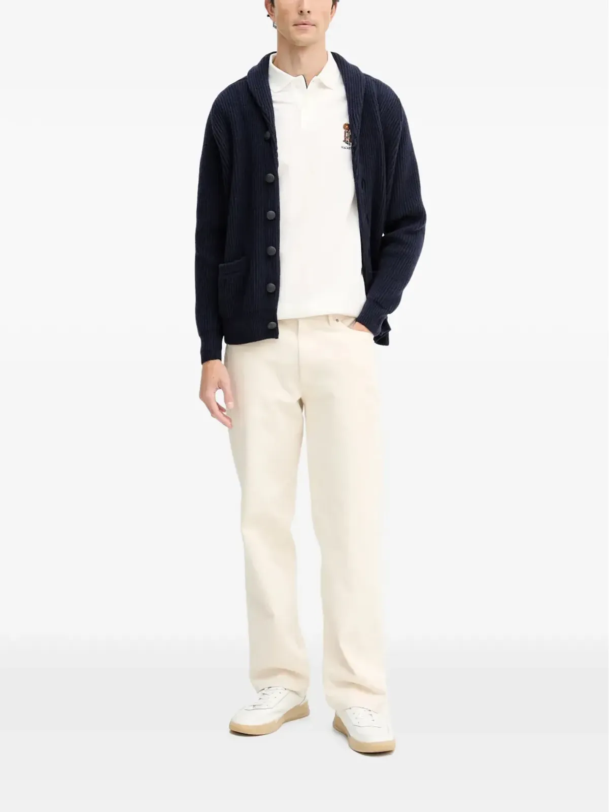 Hackett 刺繍ロゴ入りポロシャツ - 画像2