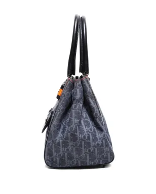 Christian Dior Pre-Owned 2000-2005s Trotter-monogram denim-effect tote bag - Blue - サムネイル5
