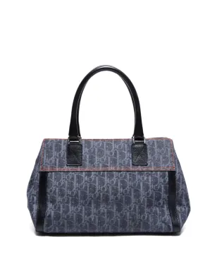 Christian Dior Pre-Owned 2000-2005s Trotter-monogram denim-effect tote bag - Blue - サムネイル2